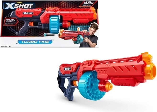 ZURU X-Shot Excel Turbo Fire vahtnoolemängu tulistaja