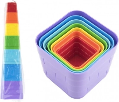 Technok Kubus kuubikutest virnastatav torn/püramiid