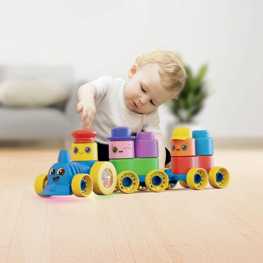 Momy Soft pehmed klotsid rongiga (25 tk)
