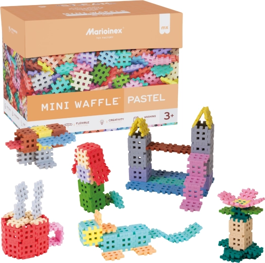 Mini Waffle Pastel Building Set 400 pcs MARIOINEX
