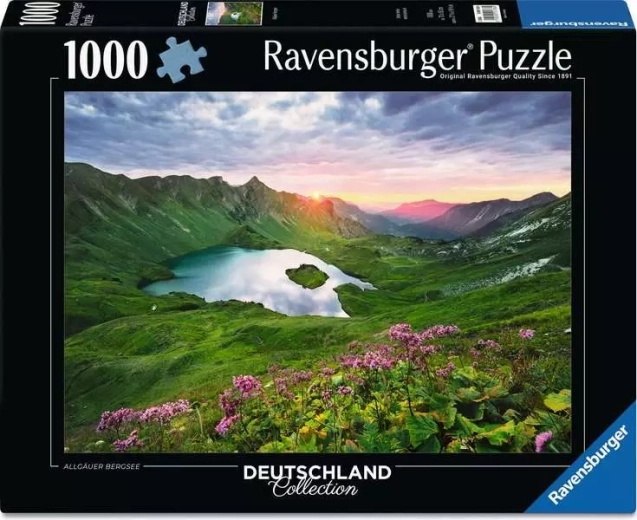 Ravensburgeri pusle mägijärv Allgäus 1000 tükki