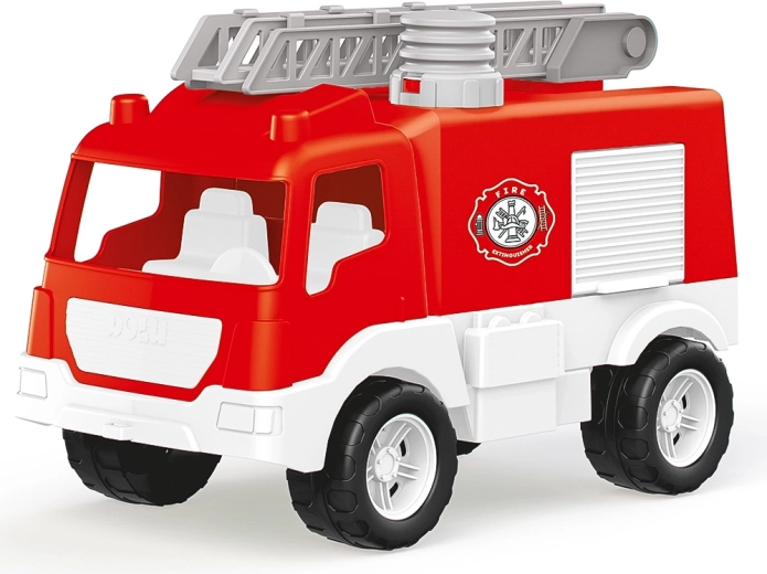 Plastic Fire Truck with Water Pump and Extendable Ladder