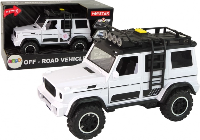 White off-road vehicle 1:14 with sounds and lights