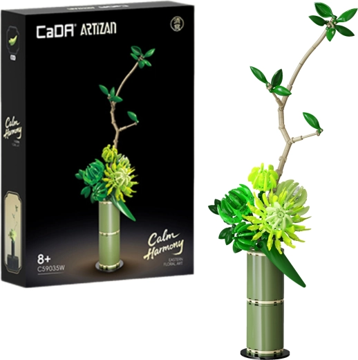 Cada Artizan Calm Harmony – flower building set, 299 pieces, 45.8 cm - 1 piece