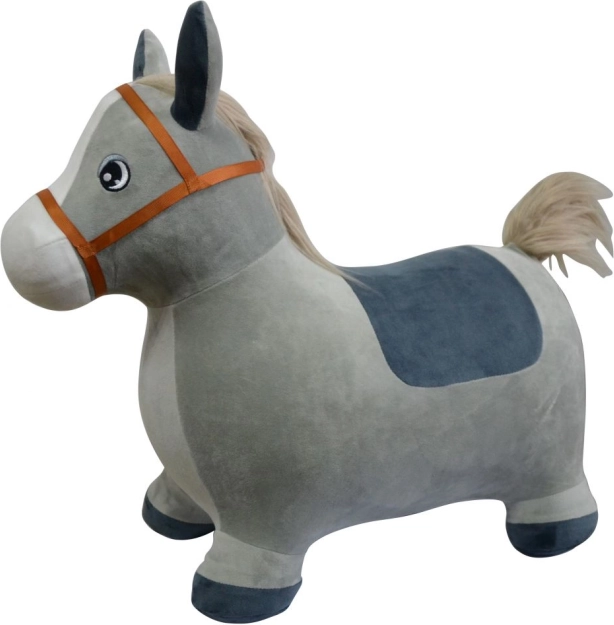 Hüppav eesel lastele kotiga ja pumbaga