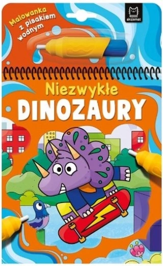 Veevärvimisraamat veemarkeriga Ebatavalised dinosaurused
