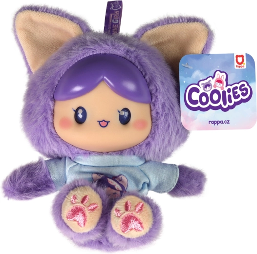 Plüüsist nukk Coolies lilla 15 cm