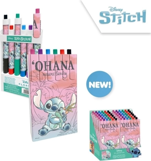 set of 6 Stitch pens