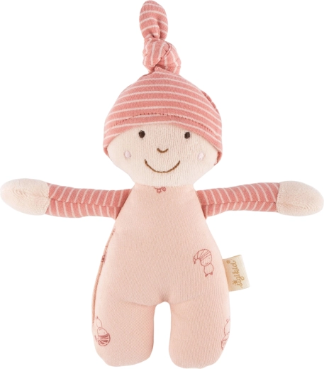 Sigikid soft doll – first cuddle buddy, pink 17 cm