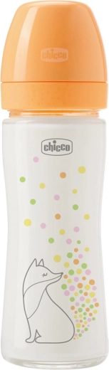 Chicco klaasist imikupudel Perfect Easy 240 ml silikoonlutilaga