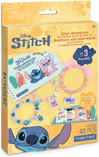 Disney Stitchi tegevusvihik ja käevõrude valmistamise komplekt