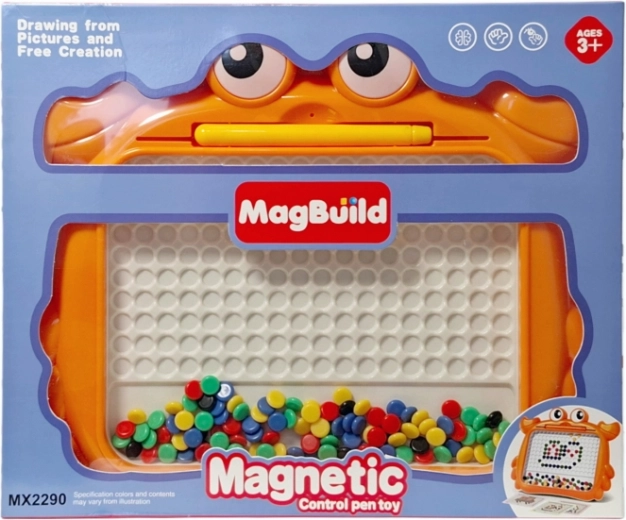 Magnetiline mosaiik pärlite ja pliiatsiga