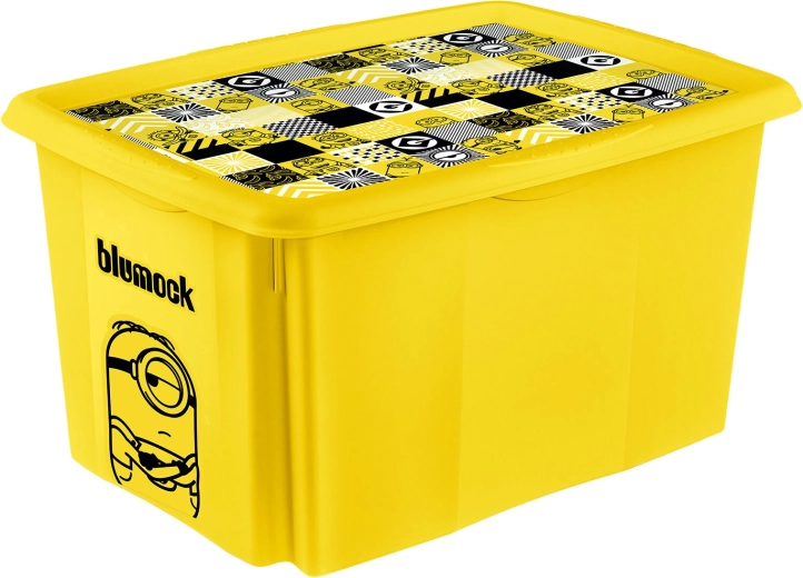 Minionite hoiukast kaanega 45 l