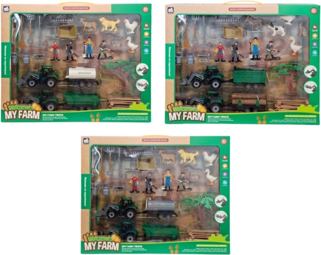 Farm Set – Tractor, Figures and Animals