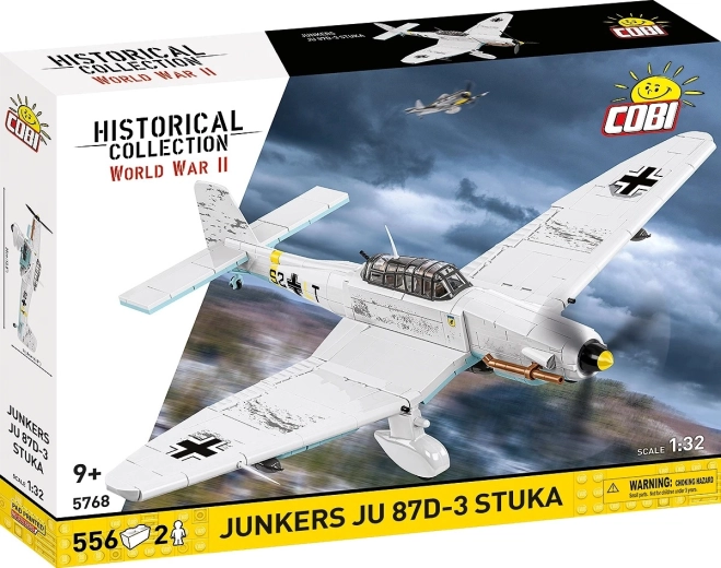 Junkers Ju 87 D-3 Stuka lennuki ehituskomplekt – 556 detaili