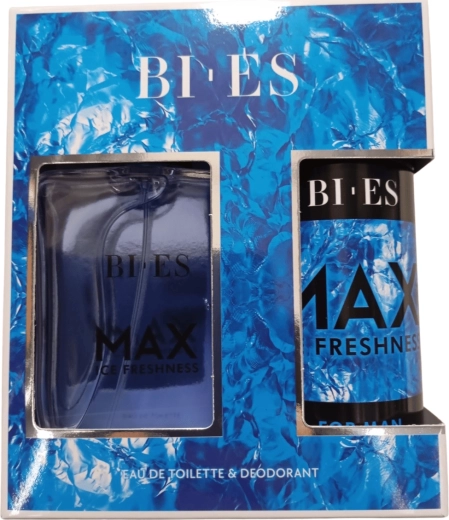 Meeste kinkekomplekt BI-ES Max Ice Freshness – tualettvesi 100 ml + deodorant 150 ml