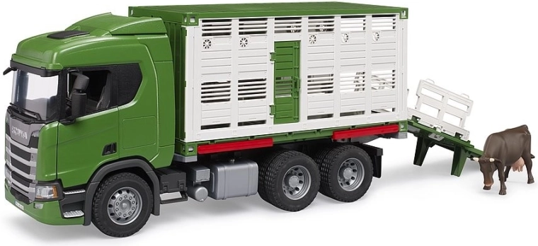 Bruder Scania loomaveok lehmafiguuriga 1:16