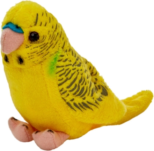 Yellow budgie plush 13 cm