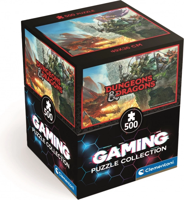 Puzzle 500 tükki Dungeons & Dragons – Cube, Clementoni