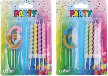 Peoküünal number 6 ja 4 lisaküünalt