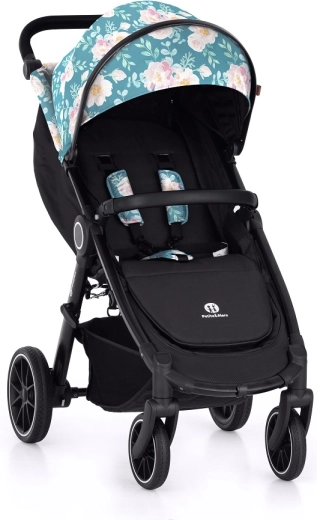Petite&Mars sportkäru Street+ RWS black limited 100 roses