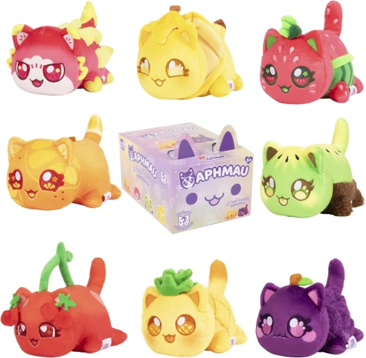 Aphmau Mystery MeeMeow puuviljateemaline plüüsist kassike (üllatus)
