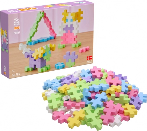 Creative Building Set Plus-Plus BIG Pastel for Kids