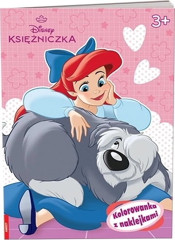 Disney printsessid – kleepsudega värviraamat