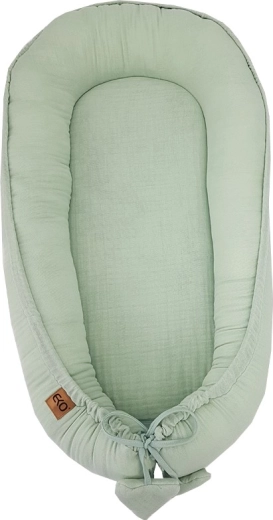 EKO musliinist beebipesa Mint 90 × 60 cm