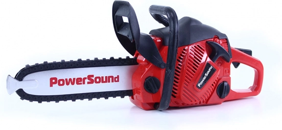 Patareidel töötav plastmassist saag realistliku heliga