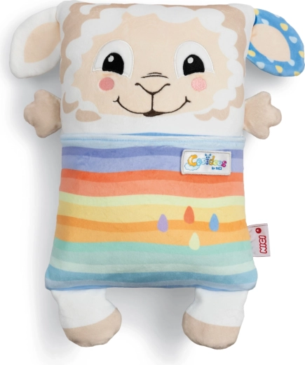 Nici Cosidoos plüüsist lambake 2in1 – kahepoolne padjake 30 × 20 cm