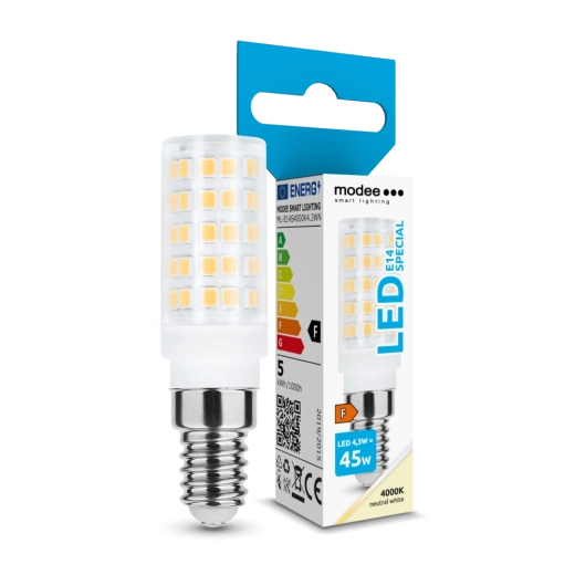 Modee Lighting LED keraamiline pirn E14 4,3 W 4000K 360°