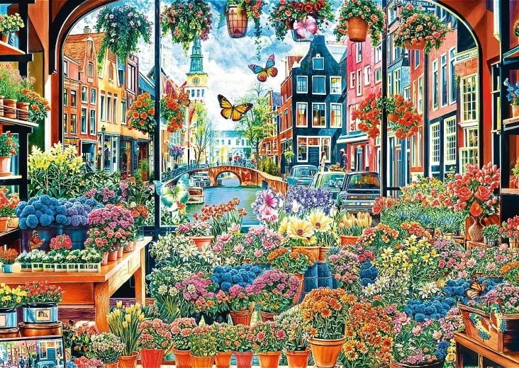 Puzzle TREFL Amsterdami lillepood 2000 tükki