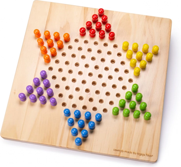Puidust halma BIGJIGS TOYS
