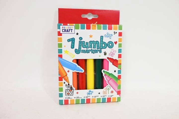 Jumbo viltpliiatsid lastele, komplekt 7 tk