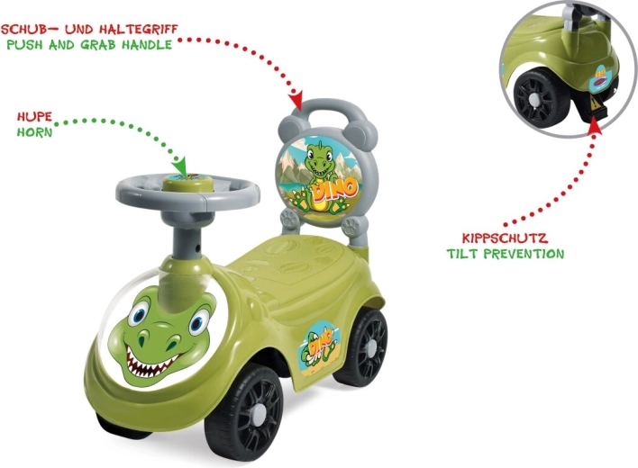 Jamara Dino 2-in-1 Ride-On and Walker for Children