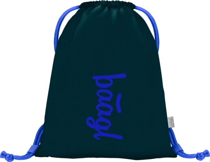 Baagl shoe bag Logo blue GRS
