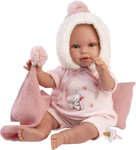 Llorens New born realistlik beebinukk helidega 38 cm