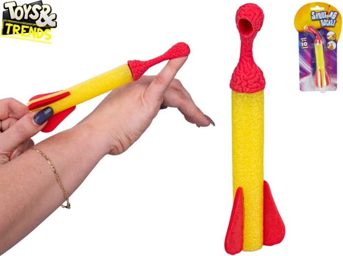 15 cm väljatulistatav rakett lastele TOYS & TRENDS
