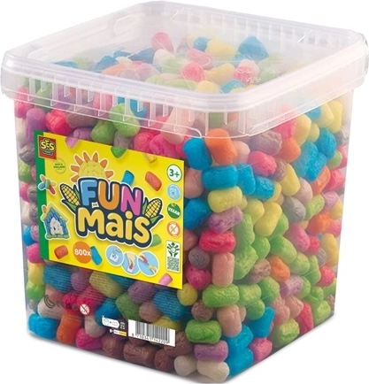SES Funmais corn construction set 800 pcs in a bucket