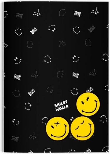 A4 Smiley World Lined Notebook