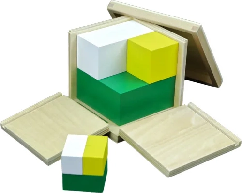 Moyo Montessori cubes for calculating the square (second power) - 1 piece