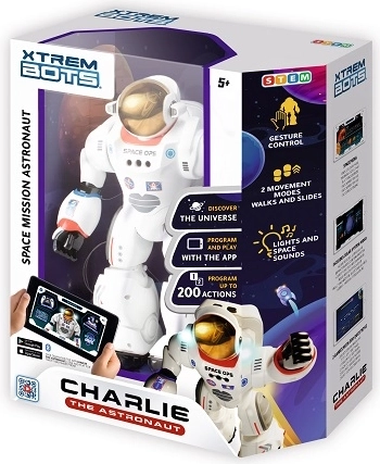 Xtrem Bots robot Charlie astronaut