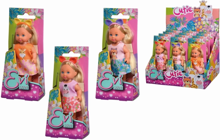 Evi Love Cutie nukk loomakujulise peavõruga – 1 tk