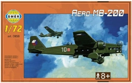 Lennukimudel Aero MB-200 mõõtkavas 1:72