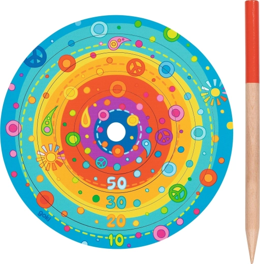 Puidust rõngaste viskamise mäng ring toss – 1 tk