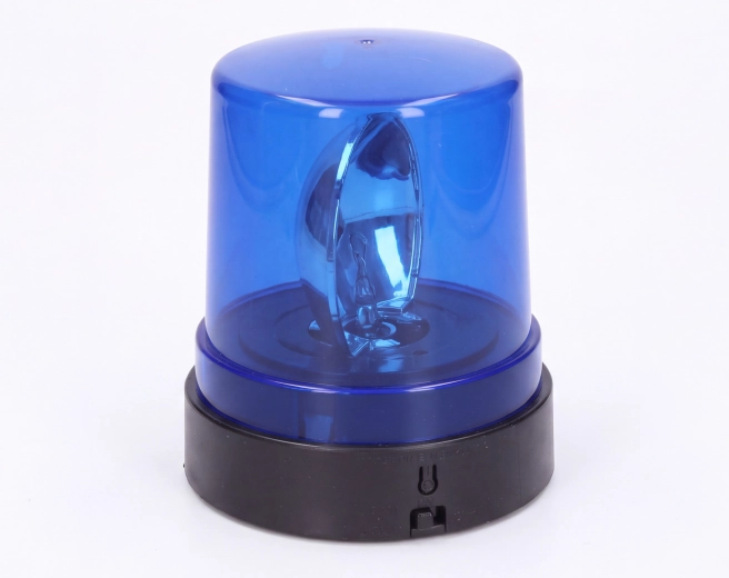 Blue beacon with light and sound effects