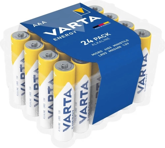 Aluselised AAA Varta mikropatareid 24 tk