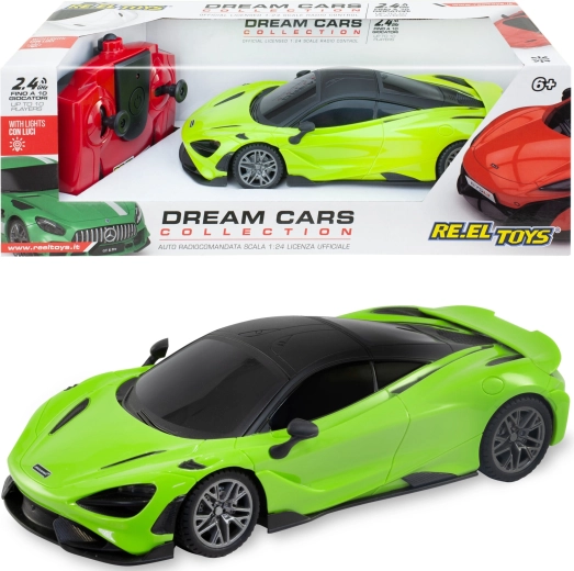 Reel Toys McLaren 765LT RC remote-controlled car 1:24 green 17 cm - 1 piece