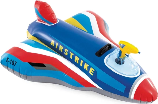 Inflatable jet airplane with water cannon for kids INTEX